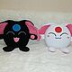 Заказать Mokona Modoki черная и белая. Наталья. Ярмарка Мастеров. . Мягкие игрушки Фото №3