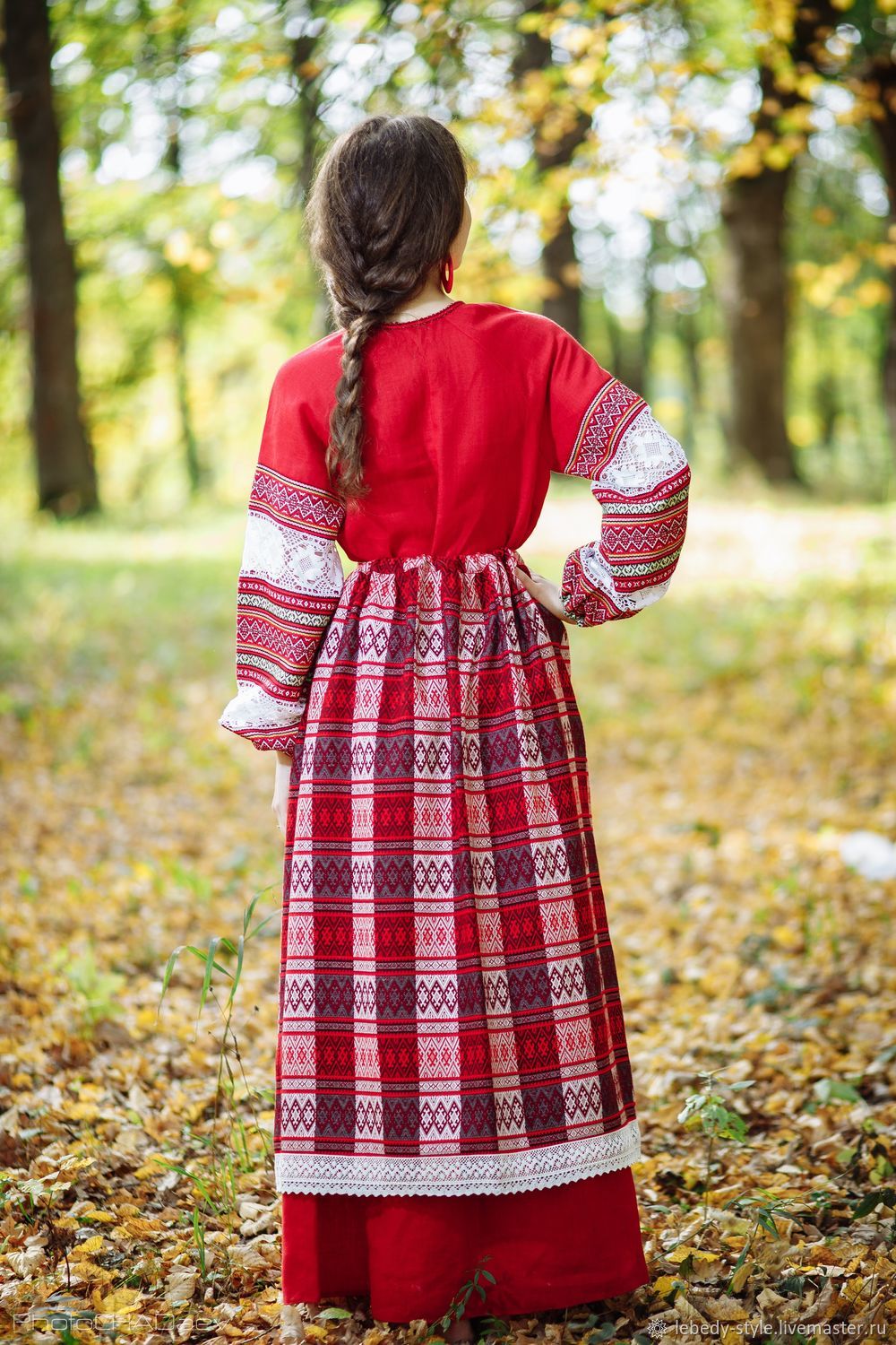 Платья в русском народном стиле фото