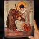 The Icon 'St.. PRP. Seraphim of Sarov with a bear'. Icons. ikon-art. Online shopping on My Livemaster.  Фото №2