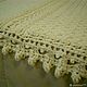 Plaid knitted embossed patterns with thick yarn. Blankets. knitted handmade rugs (kovrik-makrame). My Livemaster. Фото №6