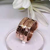 Украшения handmade. Livemaster - original item Three ways copper ring for women. Handmade.