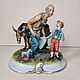 Figurine 'the Blacksmith and the boy' Capodimonte Tyche 60-gg. Vintage statuettes. Lesica. Online shopping on My Livemaster.  Фото №2