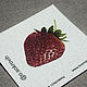 Felt pattern for Strawberry brooch, Embroidery kits, Solikamsk,  Фото №1