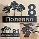 Табличка “Mets-2” 53см (сталь 2мм). Номер на дверь. KuusArt (часы, декор, таблички). Ярмарка Мастеров.  Фото №5