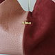 Classic bag: Hobo leather bag pink and dark red. Classic Bag. Olga'SLuxuryCreation. My Livemaster. Фото №6