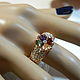 Order Vintage 'Flower' ring 18k gold. Handwork of jewelry.. Livemaster. . Vintage ring Фото №3