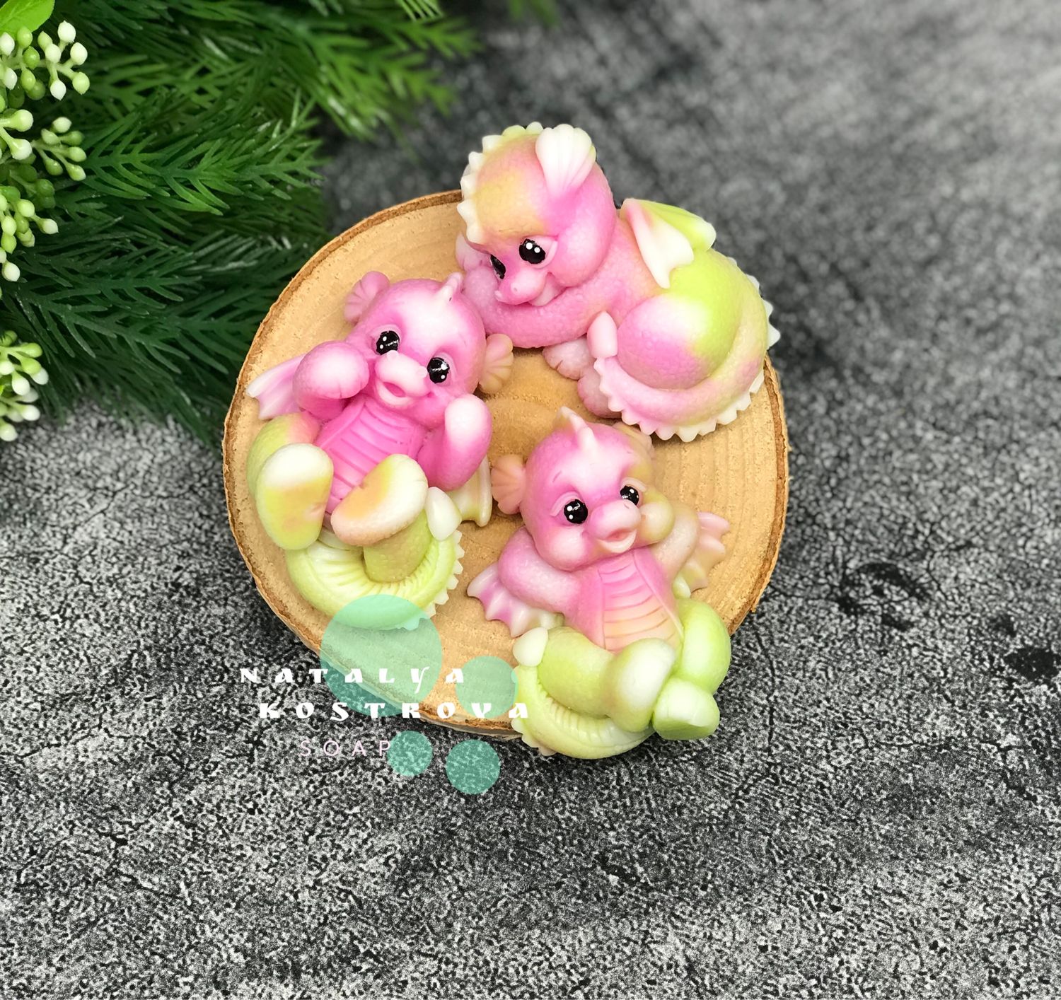 Мини дракончик символ 2024 года. Мыло сувенирное ручной работы в ...