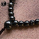 Hematite rosary with Mahakala knot, 27 beads (8 mm). Rosary. ArtLesinao. Online shopping on My Livemaster.  Фото №2