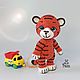 Order Tiger Cub Lo knitted toy tiger symbol of the year as a gift. vyazunchiki-lz (vyazunchiki-lz). Livemaster. . Stuffed Toys Фото №3