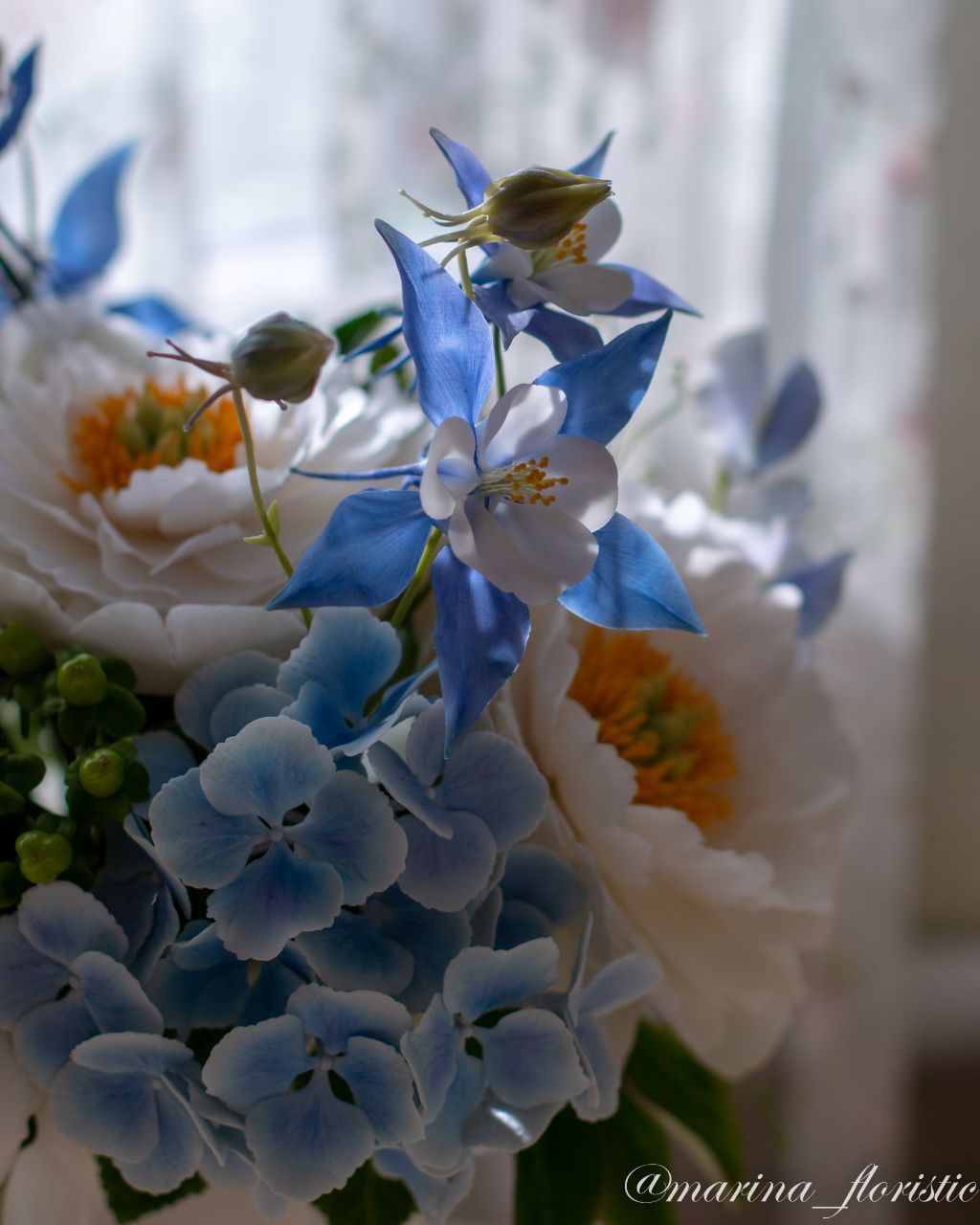 Композиция "Голубое облако" в интернет-магазине Ярмарка Мастеров по ...