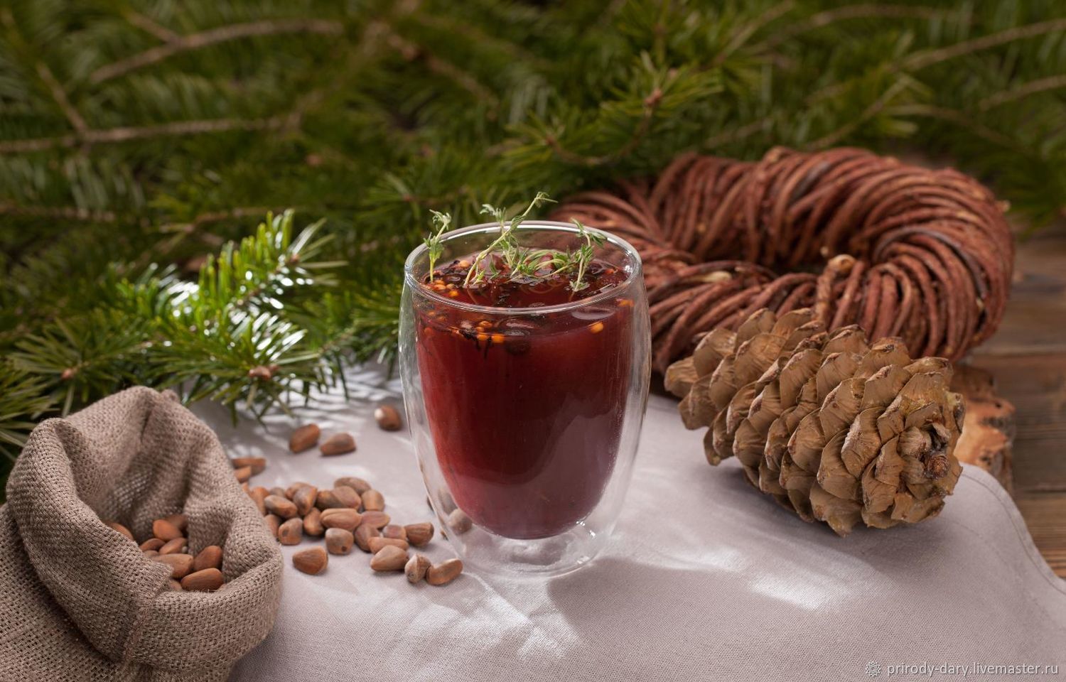 Чай "Кедровый" купить в интернет-магазине Ярмарка Мастеров по цене 350 ...