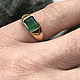 1,69 ct Natural Emerald 585 Handmade Gold Ring. Rings. Bauroom - vedic jewelry & gemstones (bauroom). My Livemaster. Фото №5