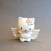 Подарки к праздникам handmade. Livemaster - original item Figurine: Kitty with wings. Handmade.