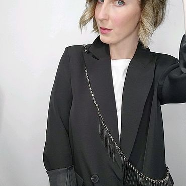 Цепочка на тело и на шею из гематита, лавы с бахромой. . Украшения ручной работы - Ярмарка Мастеров Украшения ручной работы. Ярмарка Мастеров - ручная работа Цепочка на тело и на шею из гематита, лавы с бахромой. Handmade.