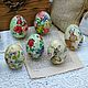 Basket Easter eggs flowers and chickens. Easter souvenirs. Studio Villa-Oliva. My Livemaster. Фото №5