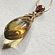 Sun Drop opal pendant, gold, diamonds. Pendant. EdGems jewerly. My Livemaster. Фото №4