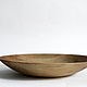 Тарелка из древесины платана. Тарелка деревянная, Тарелки, Анапа,  Фото №1