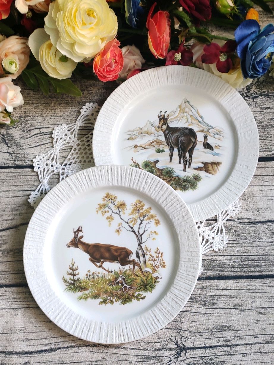 Шикарная коллекционная тарелка,Красота дикой природы! furstenberg!