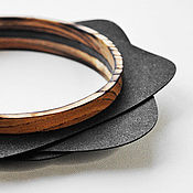 Украшения handmade. Livemaster - original item Black Wooden Bracelet. Handmade.