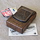 Monogrammed cigarette case. sigaretta. Personalized gift, Cigarette cases, Abrau-Durso,  Фото №1