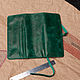 Order Pencil case made of leather ' Emerald '. Blekerman Handmade. Livemaster. . Canisters Фото №3