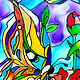 Stained glass painting with butterflies and flowers. Pictures. sidnsk (buldozerart). Online shopping on My Livemaster.  Фото №2
