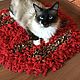  Мохнатый красный коврик для кота, Пледы для животных, Краснодар,  Фото №1