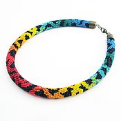 Украшения handmade. Livemaster - original item Chameleon bead harness. Handmade.