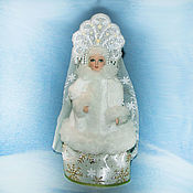 Сувениры и подарки handmade. Livemaster - original item Snow maiden - porcelain fairy doll. Handmade.