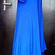 dress blue cotton harvester. Dresses. freedress (freedress). Online shopping on My Livemaster.  Фото №2