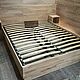 Кровать в стиле Лофт из ясеня. Кровати. EasyLOFT - мебель лофт по вашим размерам. Ярмарка Мастеров.  Фото №4