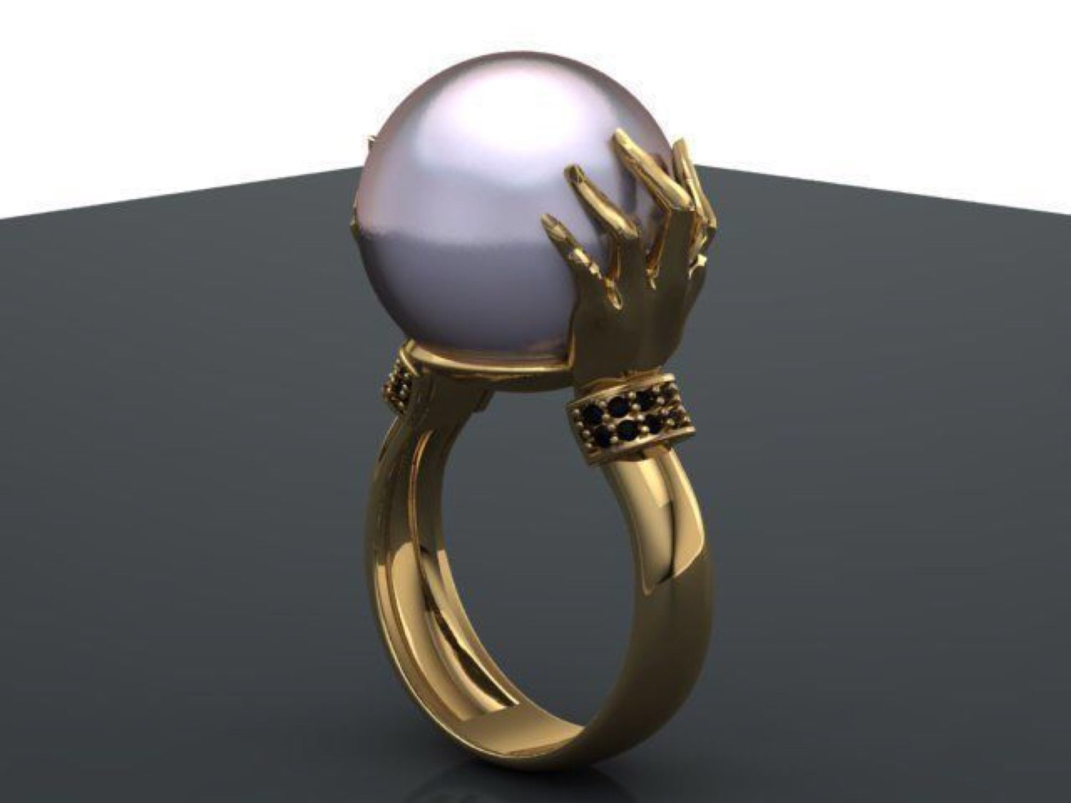 Золотые кольца шары
