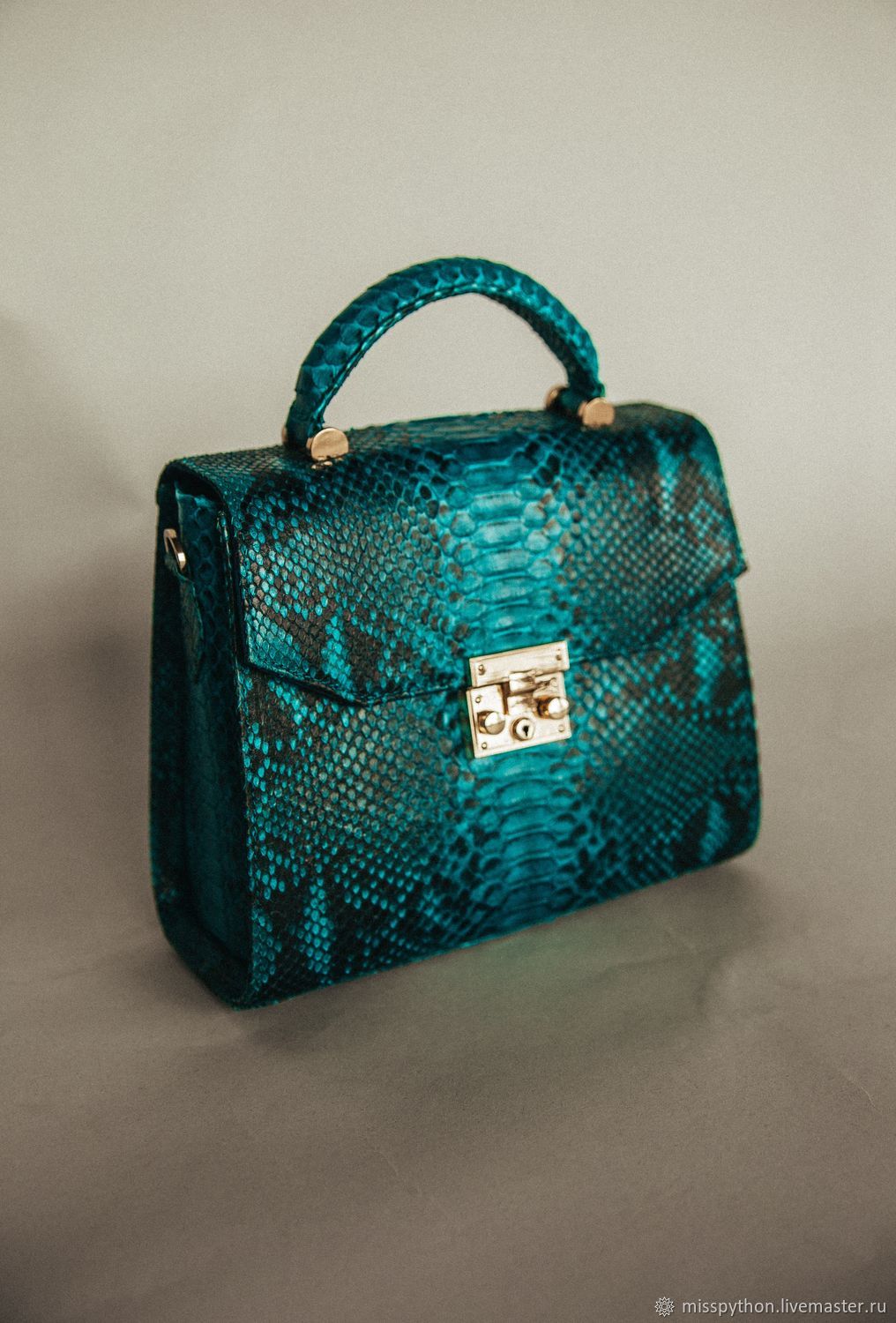 Bag made of genuine Python leather premium line, Classic Bag, Izhevsk,  Фото №1