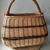 Для дома и интерьера handmade. Livemaster - original item Basket-string bag made of willow vine 
