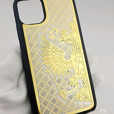 Сумки ручной работы. Ярмарка Мастеров - ручная работа Чехол для iPhone 11 "Герб РФ" Златоуст. Handmade.