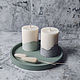 Soy candle on concrete. Candles. jos-factory. Online shopping on My Livemaster.  Фото №2