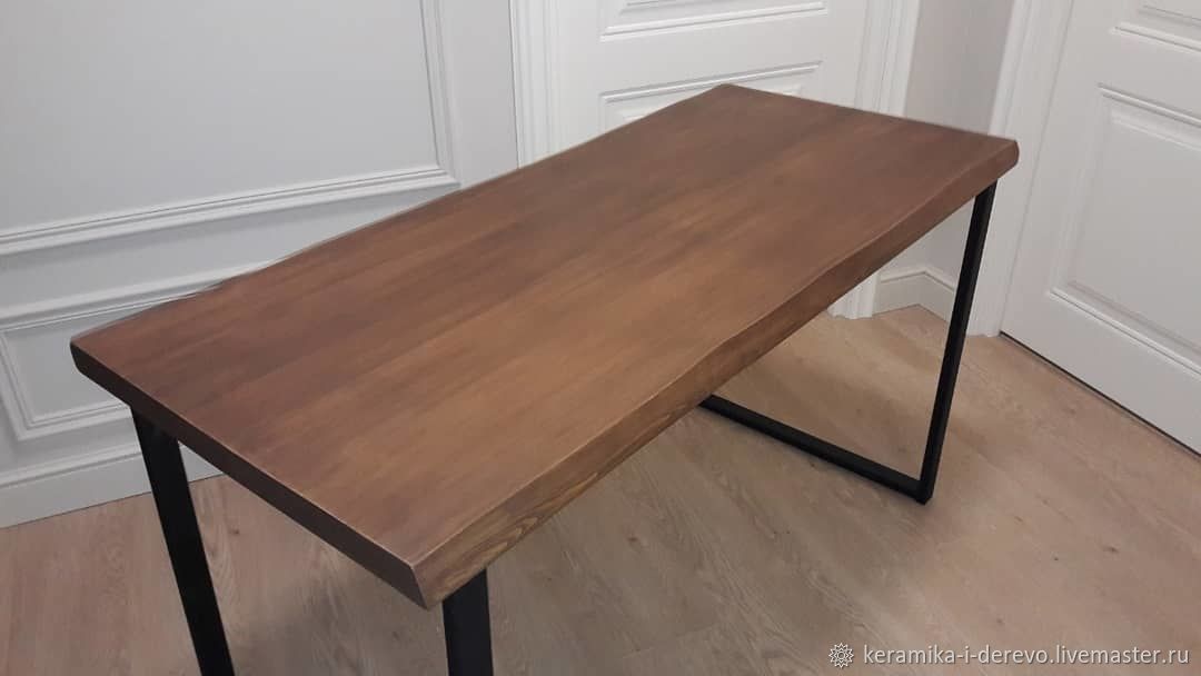 Столы: Стол лофт. Массив дерева в интернет-магазине на Ярмарке Мастеров ...