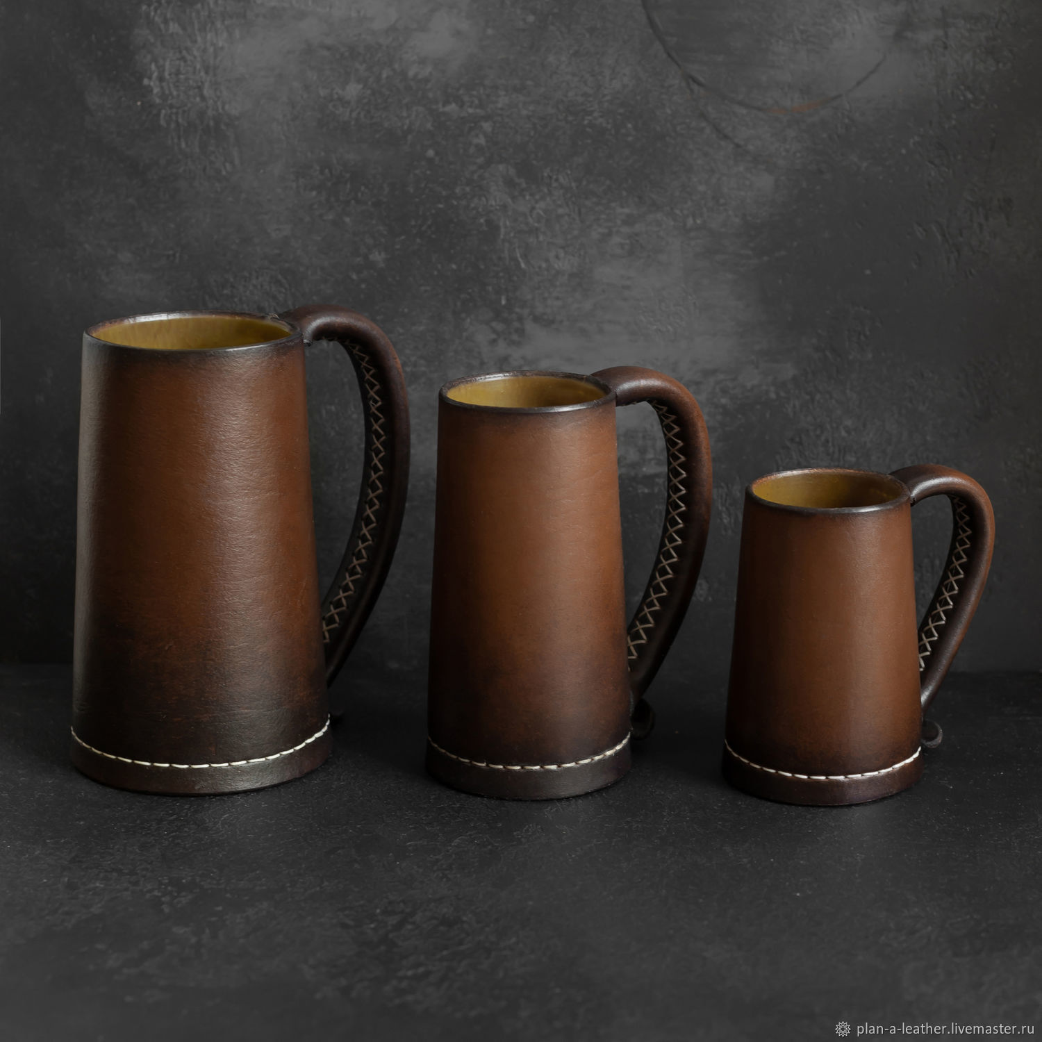 Кожаная кружка Танкард 1 литр средневековая английская пивная в ...