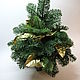 Заказать Ёлка 35 см из голубой хвои. Живая ёлочка Подарок на Новый год. DARK FLORIST Флористика Декор ЦВЕТЫ. Ярмарка Мастеров. . Елки Фото №3