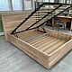 Bed 'Narvik' made of oak 1400h2000, Bed, Moscow,  Фото №1