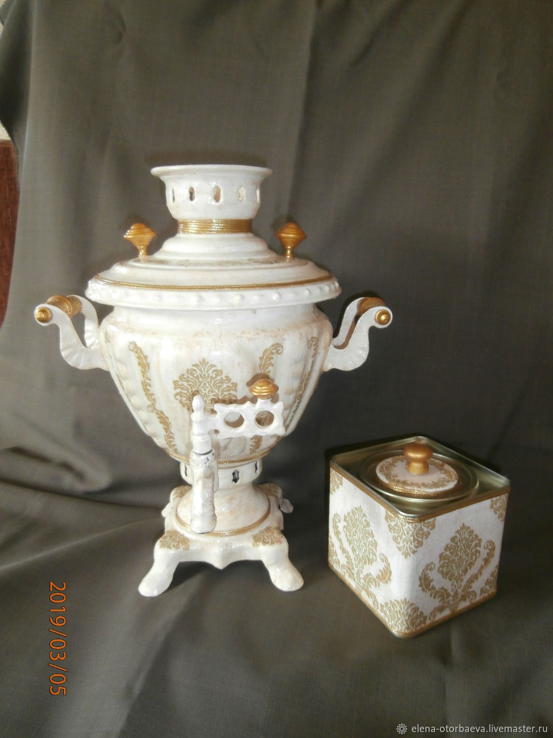 Самовар (электрический) и чайница купить в интернет-магазине Ярмарка ...