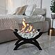 Bio fireplace outdoor Lounge 'Black'. Fireplaces. Woodkamin - wood fireplaces. My Livemaster. Фото №4