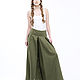 Linen skirt-trousers made of 100% linen. Skirts. etnoart (etnoart). Online shopping on My Livemaster.  Фото №2