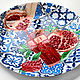 Decorative plate 'Pomegranate juice' wall decor. Decorative plates. Art by Tanya Shest. Online shopping on My Livemaster.  Фото №2