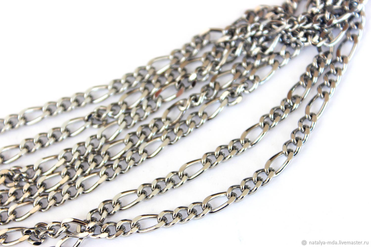 Цепь с разными звеньями из нержавеющей стали (1м) в интернет-магазине ...