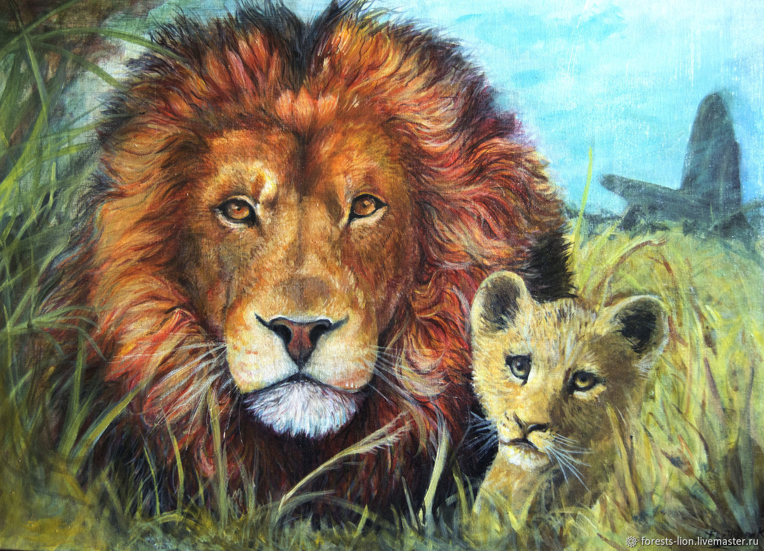 Картина два Льва