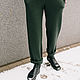 Трикотажные брюки "зеленый лес ". Pants. Nest deco. Online shopping on My Livemaster.  Фото №2