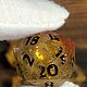 Дайсы ручной работы, кубики для ДНД DnD pathfinder нри «Пески времени». Фишки и кости. Juisas-jewel. Ярмарка Мастеров.  Фото №5