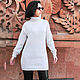 Order  white mohair neck sweater. CUTE-KNIT by Nata Onipchenko. Livemaster. . Sweaters Фото №3