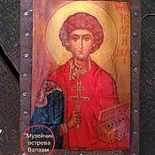 Икона Св. Урсула деревянная икона с ковчегом